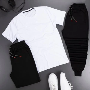 3'lü Unisex Spor Eşofman Takımı Kombini