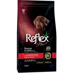 3 kg Kuzu Etli & Pirinçli Yavru Köpek Maması 3 kg Reflex Plus