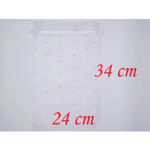 50 Adet Tül Kese 24X34 Cm. Organze Kese Seccade ve Havlu  Kesesi