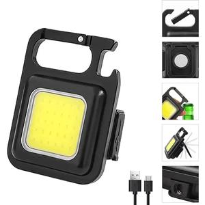 3 In 1 Mini LED El Feneri Şişe Açacağı ve Anahtarlık (Yurt Dışından)