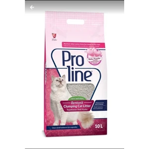 Bebek Pudralı Bentonite Topaklanan Kedi Kumu 10 Lt