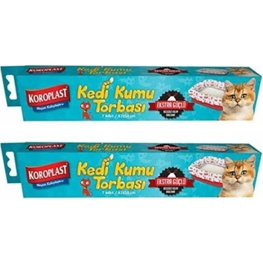 Koroplast Kedi Kumu Torbası 7 Li x 2 Adet