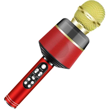 Strade Store Taşınabilir LED Kablosuz Karaoke Mikrofon (Yurt