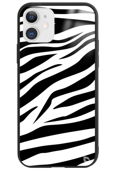 Apple iPhone 11 Zebra Premium Desenli Glossy Telefon Kılıfı