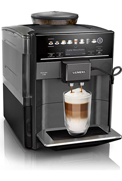 Siemens Eq.6 Plus S100 Sapphire Black Metallic Tam Otomatik Kahve Makinesi TE651319RW