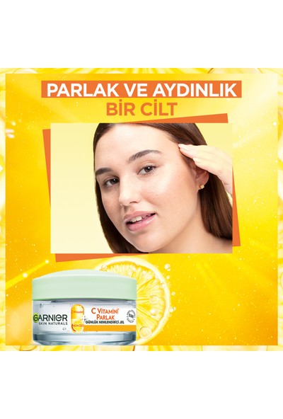 Garnier C Vitamini Parlak Günlük Nemlendirici Jel 50ML
