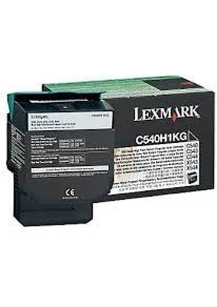 C540 C540H1KG Siyah Orijinal Toner Yük. Kap. -C544DTN