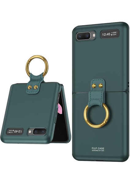 Galaxy Z Flip Kılıf Flip Ring Kıpta Kapak