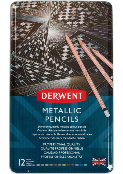 Metallic 12'li Pencils Set 2305599 fiyatları
