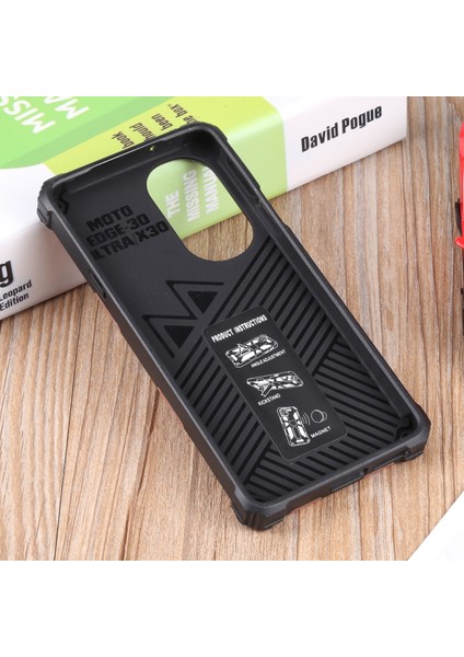 Motorola Edge 30 Pro Gül Altın Için Tpu + Pc Manyetik Kılıf (Yurt Dışından) modelleri