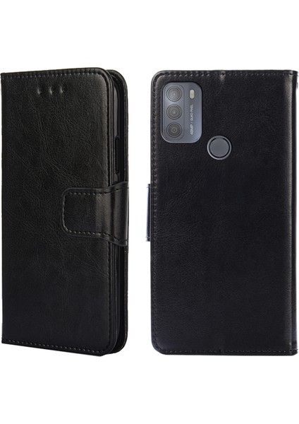 Motorola Moto G50 Siyah Için Kristal Doku Kılıfı (Yurt Dışından) modelleri