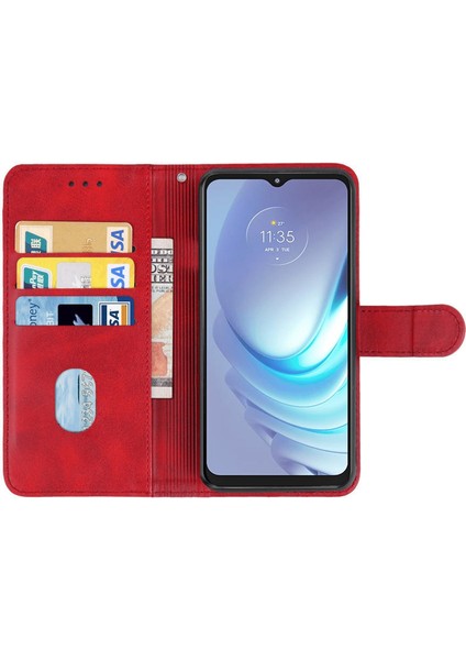 Motorola Moto G50 4g Kırmızı Için Pu Telefon Kılıfı (Yurt Dışından) modelleri