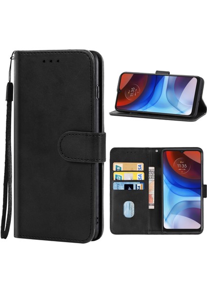 Motorola Moto E7 Power 2021 Siyah Için Pu Telefon Kasası (Yurt Dışından) fiyatları
