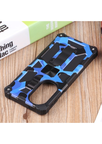 Motorola Edge 30 Pro Koyu Mavi Için Kamuflaj Zırhı Tpu + Pc Kılıfı (Yurt Dışından) fırsatları