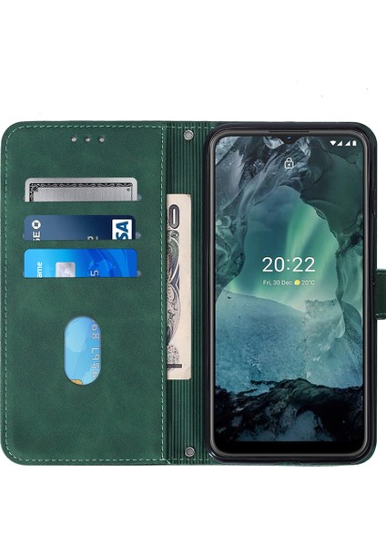 Nokia G21/G11 Dark Green Için Crossbody Deri Kılıf (Yurt Dışından) fırsatları