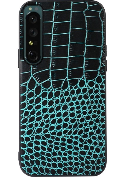 Sony Xperia Için Orijinal Deri Kılıf 1 Iv Cian Blue (Yurt Dışından)