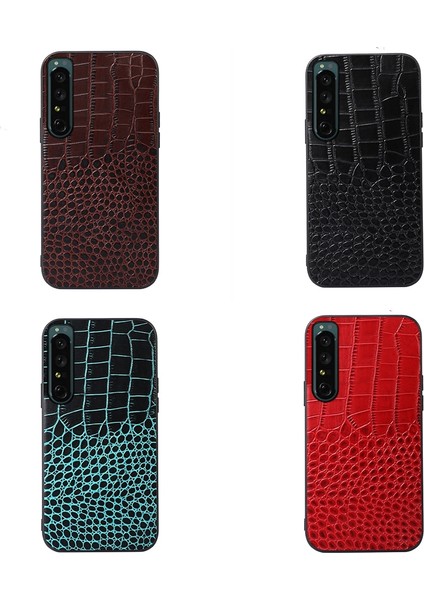 Sony Xperia Için Orijinal Deri Kılıf 1 Iv Cian Blue (Yurt Dışından) fiyatları