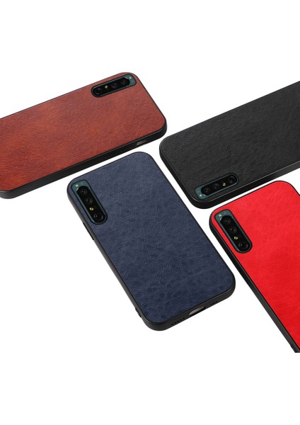 Sony Xperia 1 Iv Siyah Için Çılgın At Dokusu Pu Pu Tona Kahraman (Yurt Dışından) fırsatları