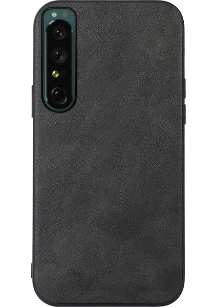 Sony Xperia Için Pu Phone Kılıfı 1 Iv Siyah (Yurt Dışından)
