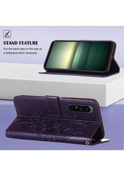 Sony Xperia Için Kabartmalı Kılıf 1 Iv Koyu Mor (Yurt Dışından) modelleri