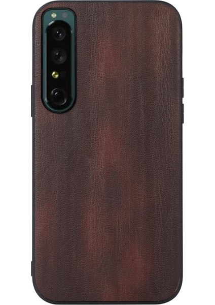 Sony Xperia 1 Iv Kahve Için Pu Phone Kılıfı (Yurt Dışından)
