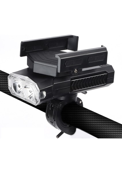 Bisiklet Ön Işığı, 2000 Mah (Siyah) Siyah (Yurt Dışından)