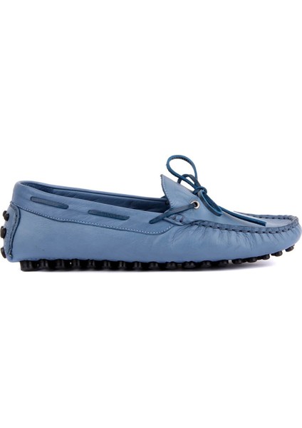 Sail Lakers - Kot Mavi Deri Erkek Loafer