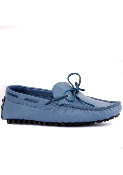Sail Lakers - Kot Mavi Deri Erkek Loafer