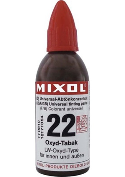 Mixol Renk Pastası 20ML Tütün