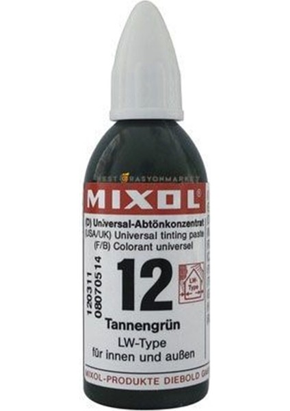 Mixol Renk Pastası 20ML Çam Yeşili