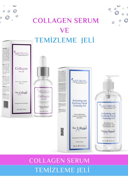 Collagen Serum ve Temizleme Jeli