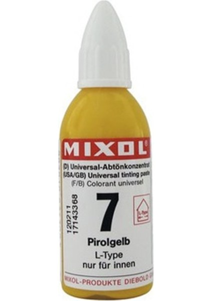 Mixol Renk Pastası 20ML Kanarya Sarı