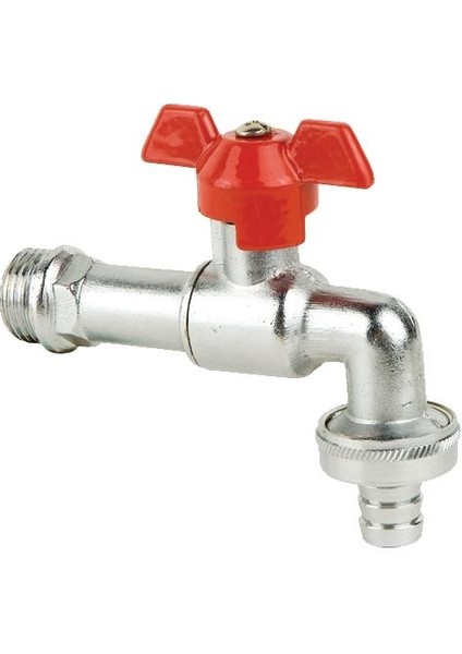 Vana Armatür Küresel Bahçe Musluğu 1/2" Kelebek