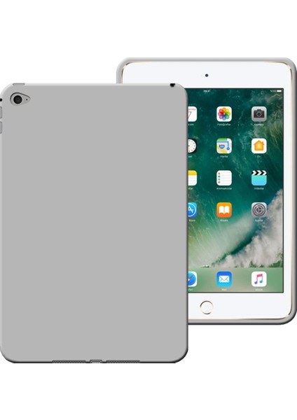 Apple Ipad Mini 4 Rubber Yıkanabilir Silikon Kılıf