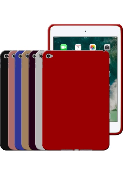 Apple Ipad Mini 4 Rubber Yıkanabilir Silikon Kılıf