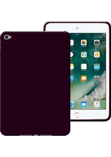 Apple Ipad Mini 4 Rubber Yıkanabilir Silikon Kılıf