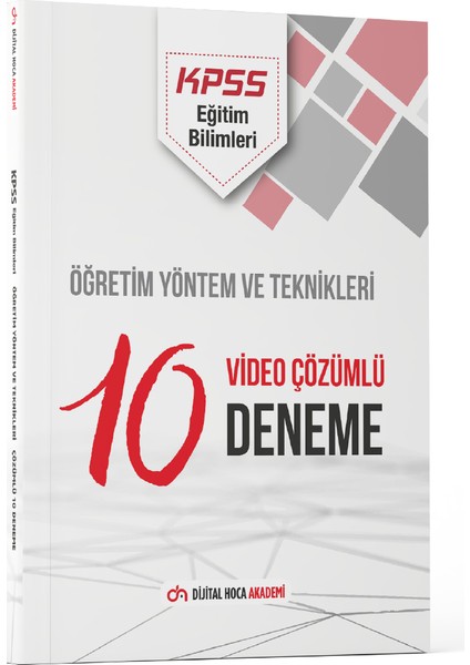 2022 KPSS Eğitim Bilimleri Öğretim Yöntem ve Teknikleri Çözümlü 10 Deneme