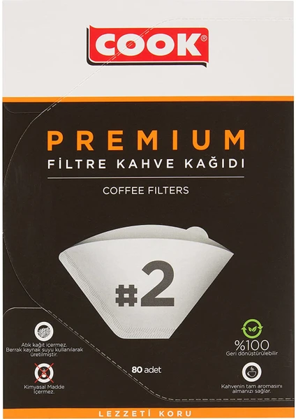 Premium Filtre Kahve Kağıdı - Ebat 2