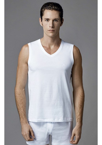 ERS031 2' Li V Yaka Kolsuz Tişört