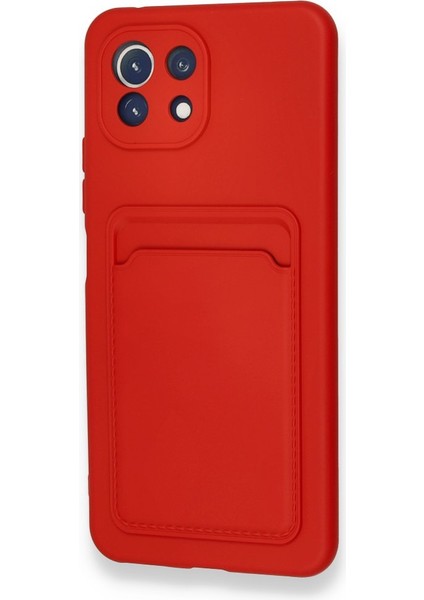 Xiaomi Mi 11 Lite Cardy Soft Kartlık Cepli Silikon Kapak