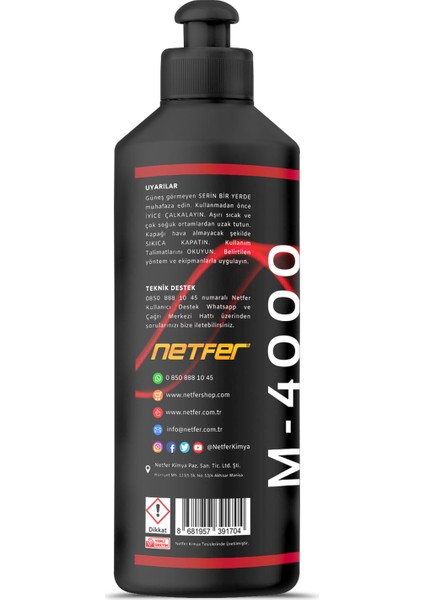 M-4000 Marin Tekne Cilası - 500 mL