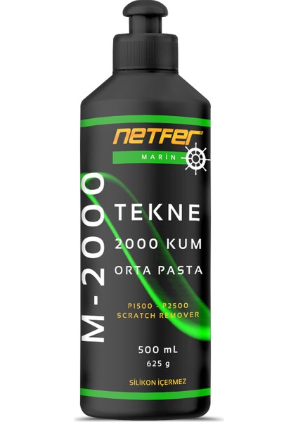 M-2000 Marin Çizik Giderici Tekne Pastası - 500 mL