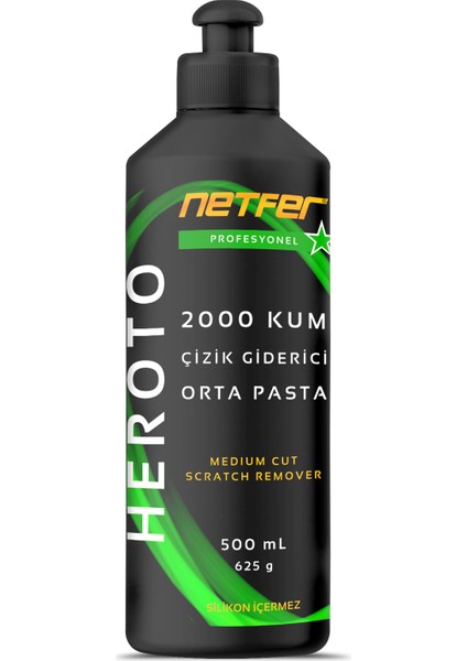 Heroto Orta Çizik Giderici Pasta - 500 mL