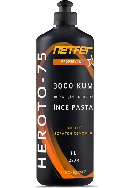 Heroto-75 Kılcal Çizik Giderici İnce Pasta - 1 L