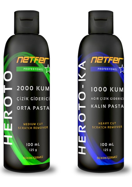 2'li Orta Kalın Pasta Set - 2x100 mL