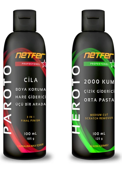 2'li Orta Pasta Cila Set - 2x100 mL