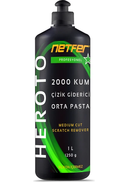 Heroto Orta Çizik Giderici Pasta - 1 L