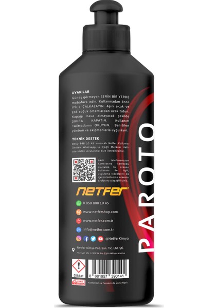 Paroto Cila Boya Koruma - 500 mL