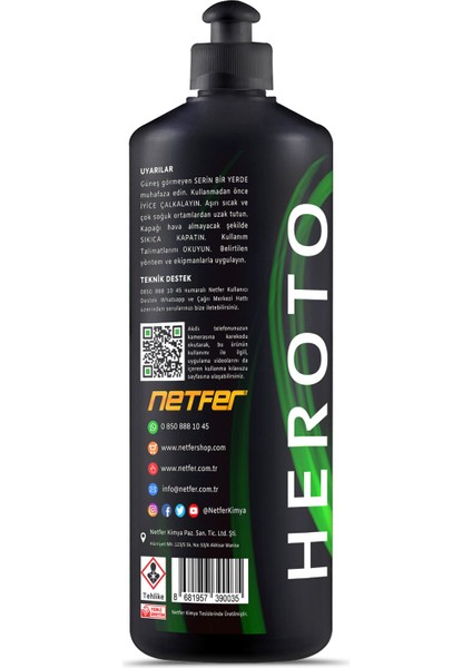 Heroto Orta Çizik Giderici Pasta - 1 L