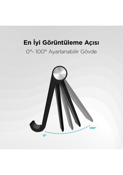CH02 Telefon-Tablet Standı Siyah